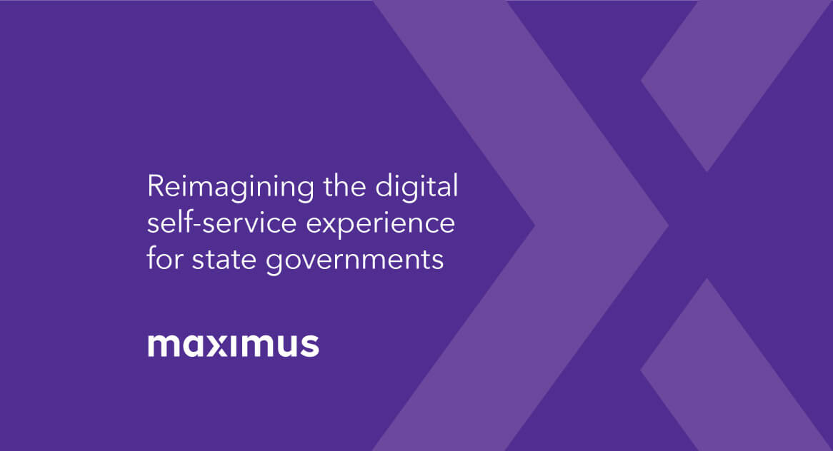 Cover of an eBook titled Reimagining the digital self-service experience for state governments