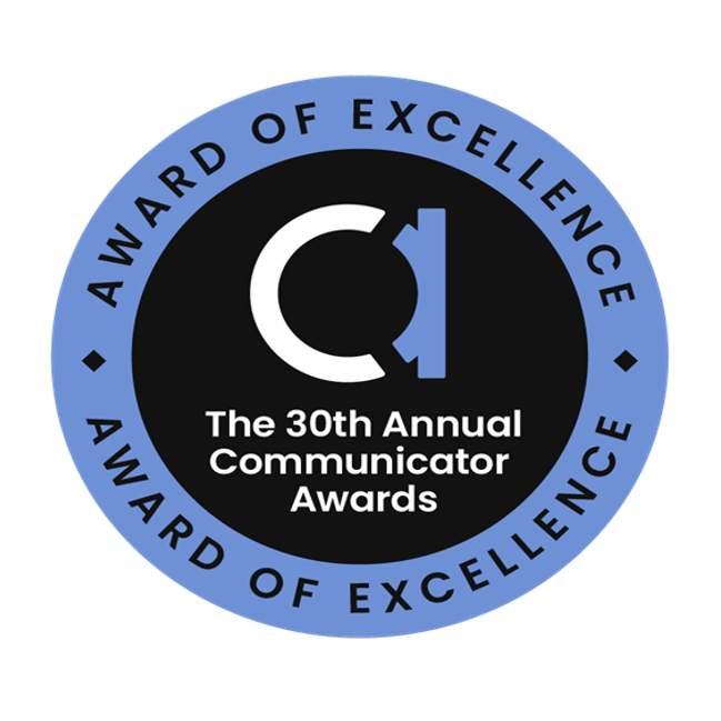 Award of Excellence. The 30th Annual Communications Awards logo